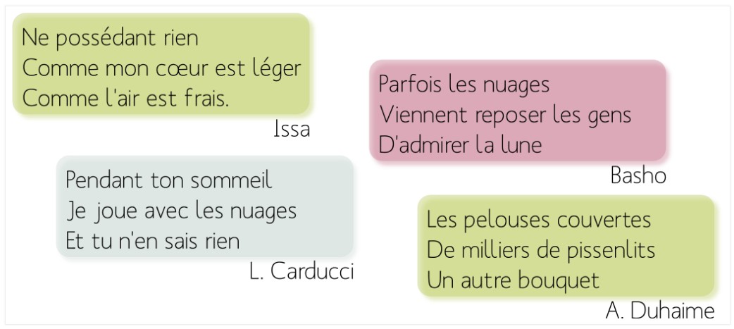 4 haikus